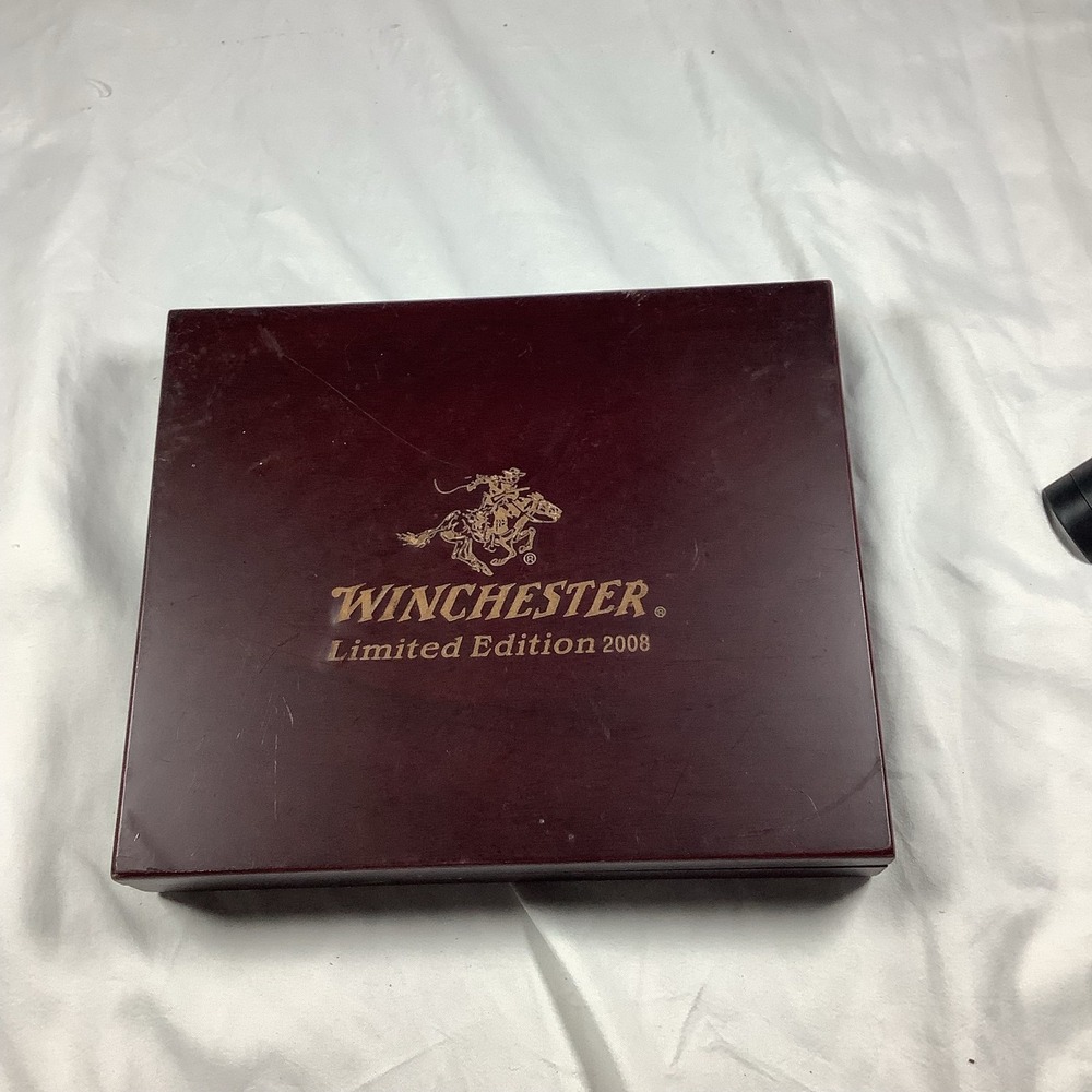 Winchester 2008 3-Blade Knife Set in Wood Box